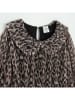 COOL CLUB Kleid in Hellbraun/ Schwarz