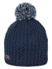 Sterntaler Muts met pompon donkerblauw