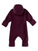 Sterntaler Fleece-Overall in Dunkellila