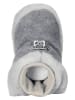 Sterntaler® Hauschuhe in Grau/ Weiß