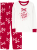 carter's Pyjama in Weiß/ Rot
