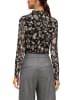 s.Oliver Longsleeve zwart/wit