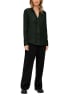 s.Oliver Bluse in Schwarz/Grün