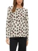 s.Oliver Longsleeve in Creme/ Schwarz/ Rot