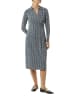 s.Oliver Kleid in Schwarz/ Blau/ Beige