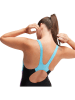 Speedo Badpak zwart/paars/lichtblauw