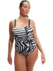 Speedo Badpak zwart/wit