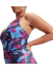 Speedo Badeanzug in Lila/ Blau