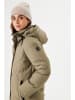 Garcia Doorgestikte mantel beige