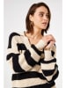 Garcia Pullover in Beige/ Schwarz