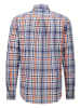 FYNCH-HATTON Hemd in Blau/ Orange