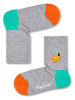 Happy Socks Socken "Banana" in Grau/ Bunt