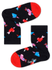 Happy Socks Socken "Cupid with heart" in Schwarz/ Bunt