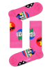 Happy Socks 2-delige set: sokken "Daisy & Minnie dot" roze