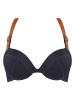 Marlies Dekkers Beugelbeha "Calamity Jane" donkerblauw/lichtbruin