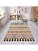CARPET DIEM Laagpolig tapijt crème/lichtbruin/zwart