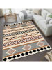CARPET DIEM Laagpolig tapijt crème/lichtbruin/zwart