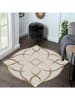 CARPET DIEM Laagpolig tapijt beige/goudkleurig