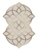 CARPET DIEM Laagpolig tapijt beige/goudkleurig