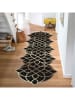 CARPET DIEM Kurzflor-Teppich in Schwarz/ Gold