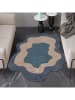 CARPET DIEM Laagpolig tapijt blauw/beige