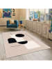 CARPET DIEM Laagpolig tapijt lichtroze/zwart