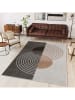 CARPET DIEM Kurzflor-Teppich in Grau/ Beige