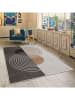 CARPET DIEM Kurzflor-Teppich in Grau/ Beige