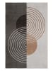 CARPET DIEM Kurzflor-Teppich in Grau/ Beige