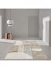 CARPET DIEM Kurzflor-Teppich in Beige/ Grau
