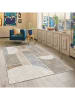 CARPET DIEM Kurzflor-Teppich in Beige/ Grau