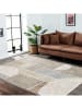 CARPET DIEM Kurzflor-Teppich in Beige/ Grau