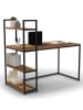 IDOMYA Essentials Bureau "Elize" zwart/bruin - (B)113 x (H)120 x (D)64 cm