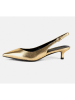 loft37 Leder-Slingpumps "Elegance Essence" in Gold