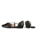loft37 Leder-Ballerinas in Schwarz