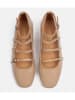 loft37 Leren slingballerina's "Cheers" beige