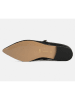 loft37 Leder-Spangenballerinas "Different Part" in Schwarz