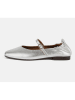 loft37 Leder-Spangenballerinas "Luxe Strides" in Silber