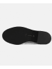 loft37 Leder-Slipper "Cross The Line" in Silber