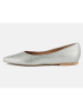 loft37 Leder-Ballerinas "Slow Motion" in Silber