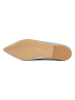 loft37 Leder-Ballerinas in Silber