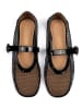 loft37 Leder-Ballerinas in Schwarz