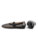 loft37 Leder-Ballerinas in Schwarz