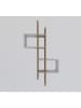 Evila Wandregal "Emse" in Braun/ Weiß - (B)53,8 x (H)108 x (T)19,6 cm