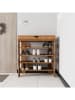 Evila Schoenenkast "Royal" lichtbruin - (B)80 x (H)90 x (D)30 cm