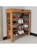 Evila Schoenenkast "Royal" lichtbruin - (B)80 x (H)90 x (D)30 cm