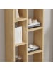 Evila Bücherregal "Tomi" in Hellbraun - (B)45 x (H)150 x (T)20 cm