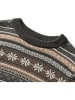 Wheat Trui "Knud" antraciet/bruin/beige