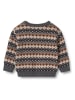 Wheat Pullover "Elias" in Grau/ Hellbraun/ Beige
