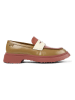 Camper Leder-Mokassins in Bunt